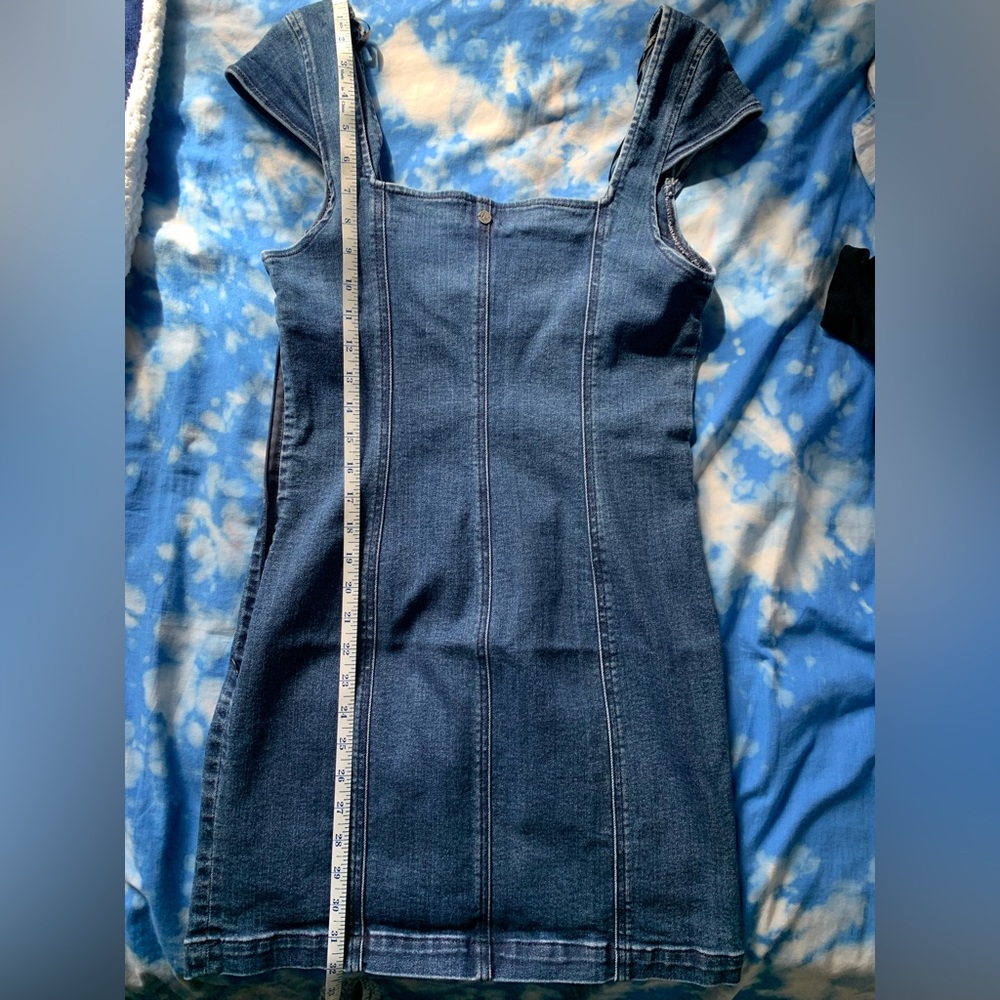2/$15 Volcom cap sleeve denim dress